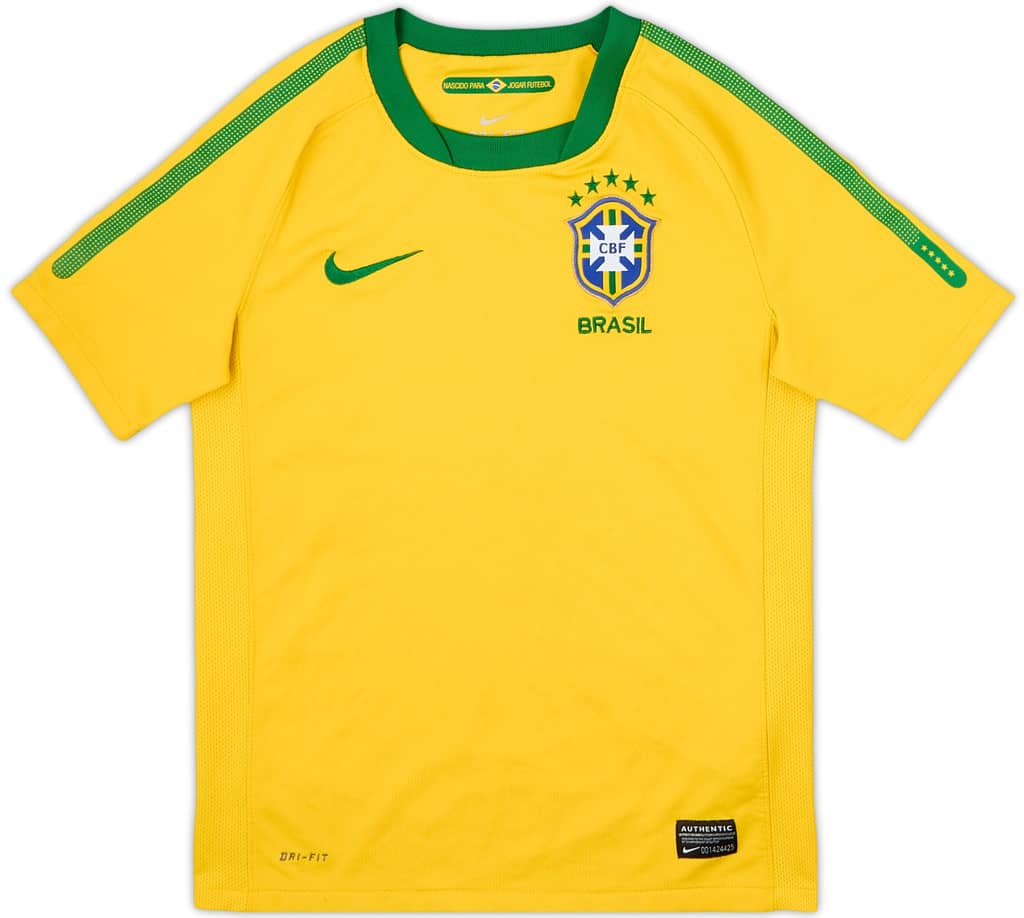 2010-11 Brazil Home Shirt - 6/10 - (S.Boys)