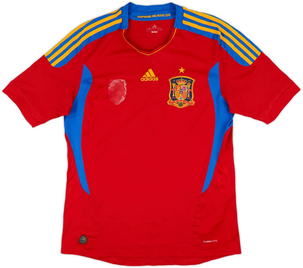 2010-11 Spain Home Shirt - 4/10 - (L)