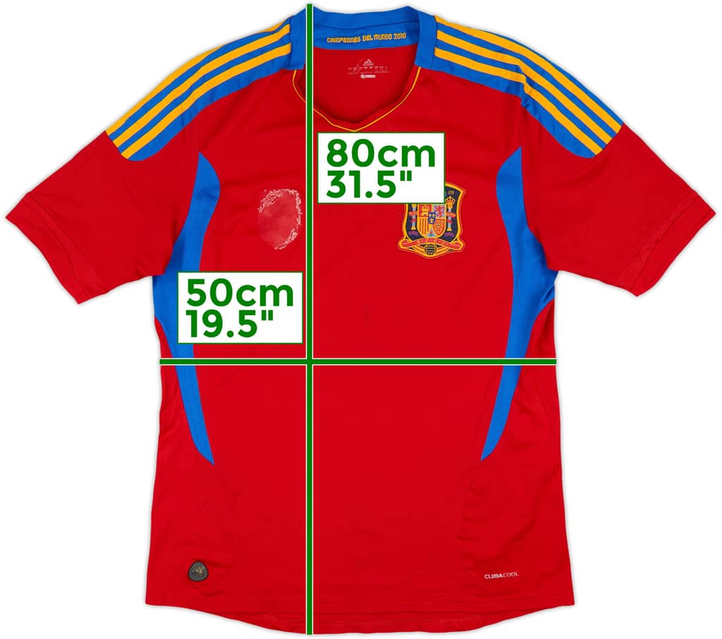 2010-11 Spain Home Shirt - 4/10 - (L)