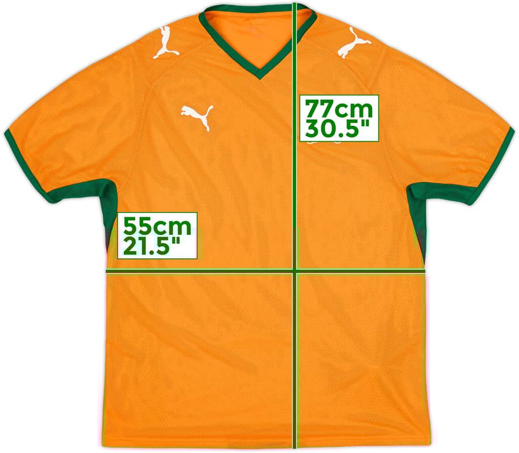 2008-10 Ivory Coast Home Shirt - 8/10 - (L)