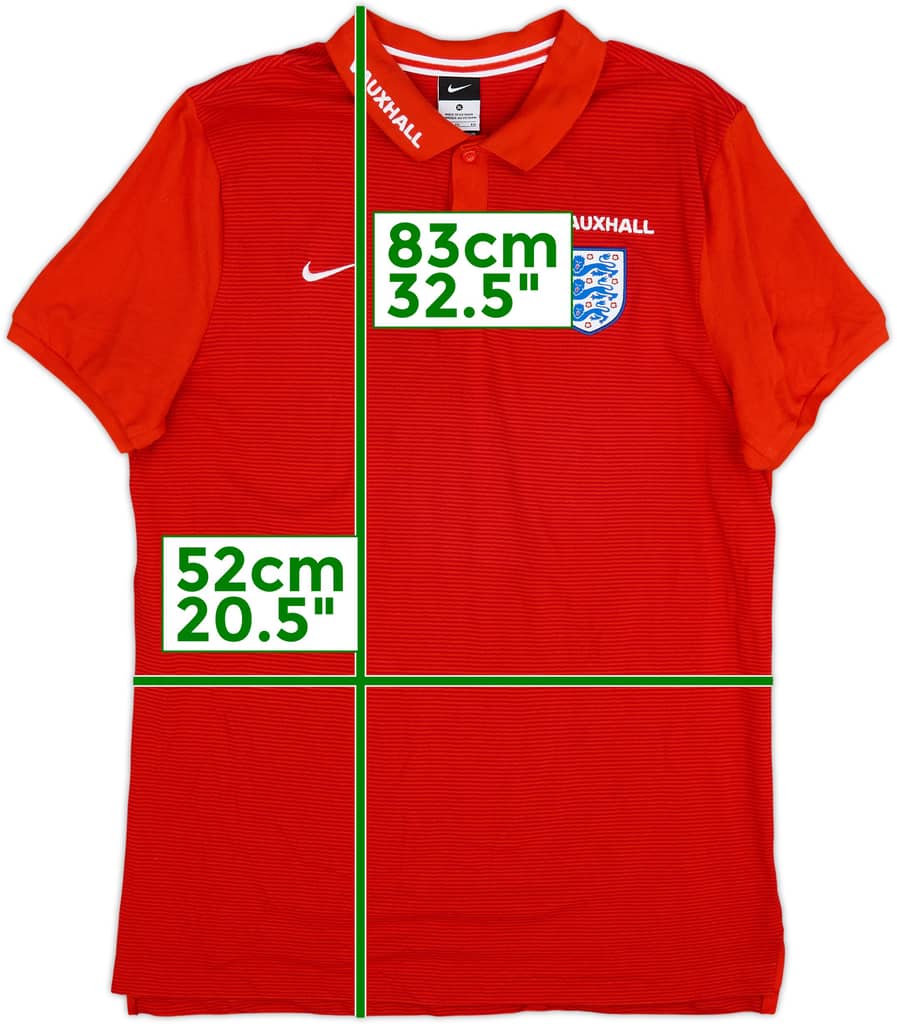 2016-17 England Nike Polo Shirt - 8/10 - (XL)