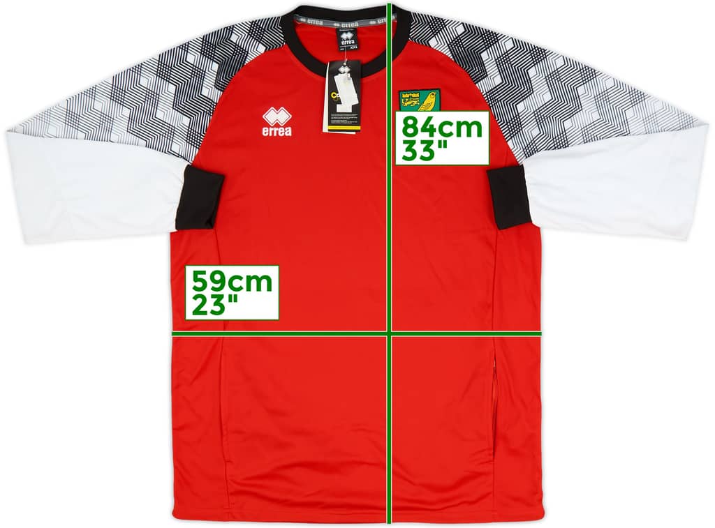 2019-20 Norwich Errea Sweat Top (XXL)