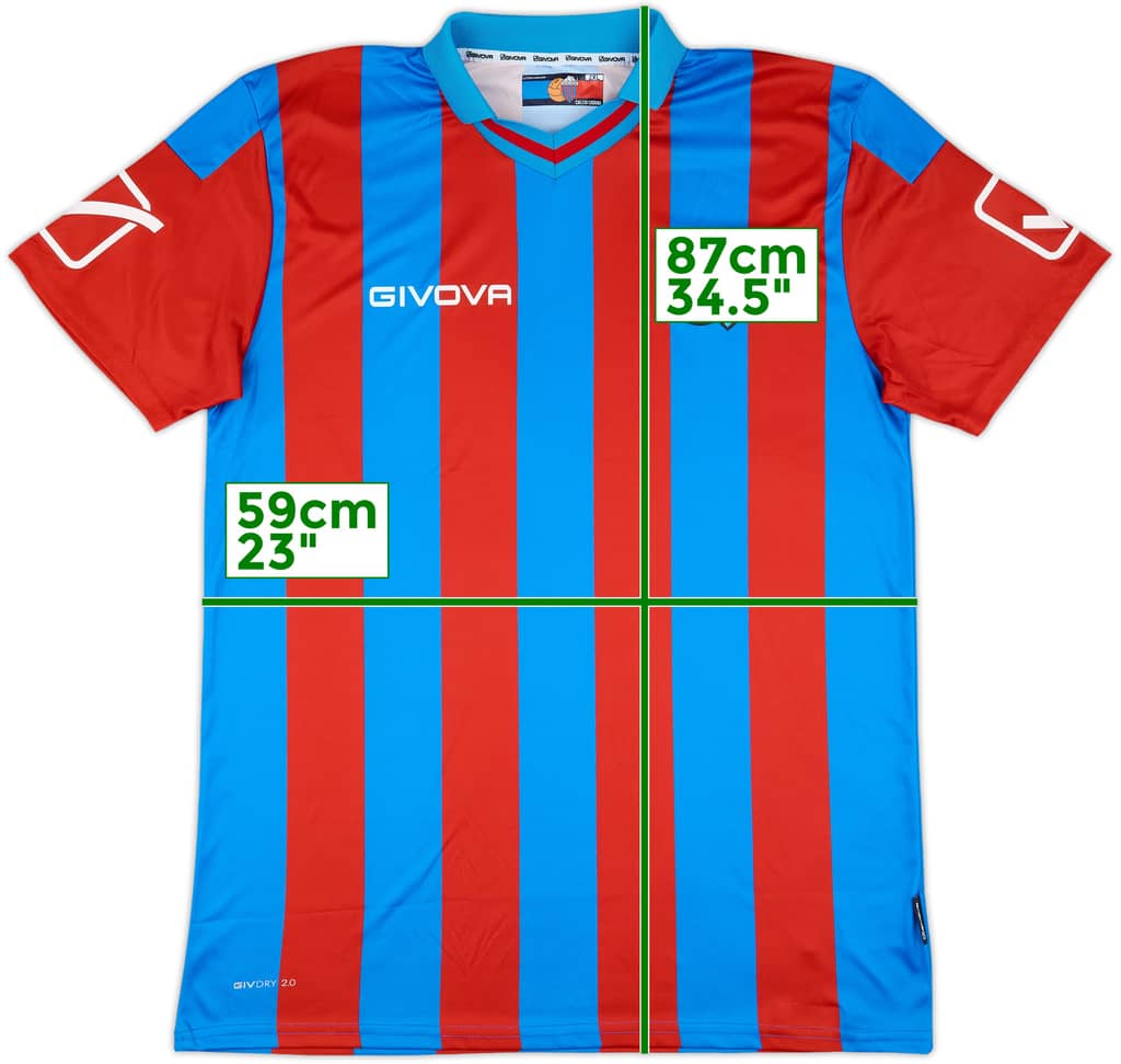 2020-21 Catania Home Shirt - 9/10 - (XXL)