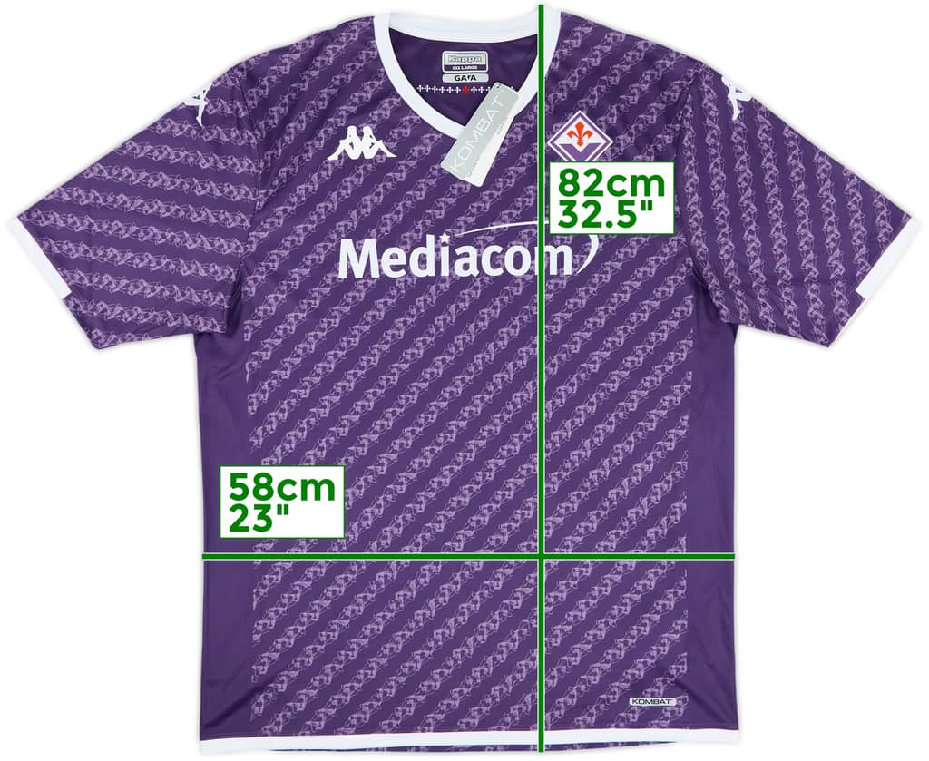2023-24 Fiorentina Authentic Home Shirt (3XL)