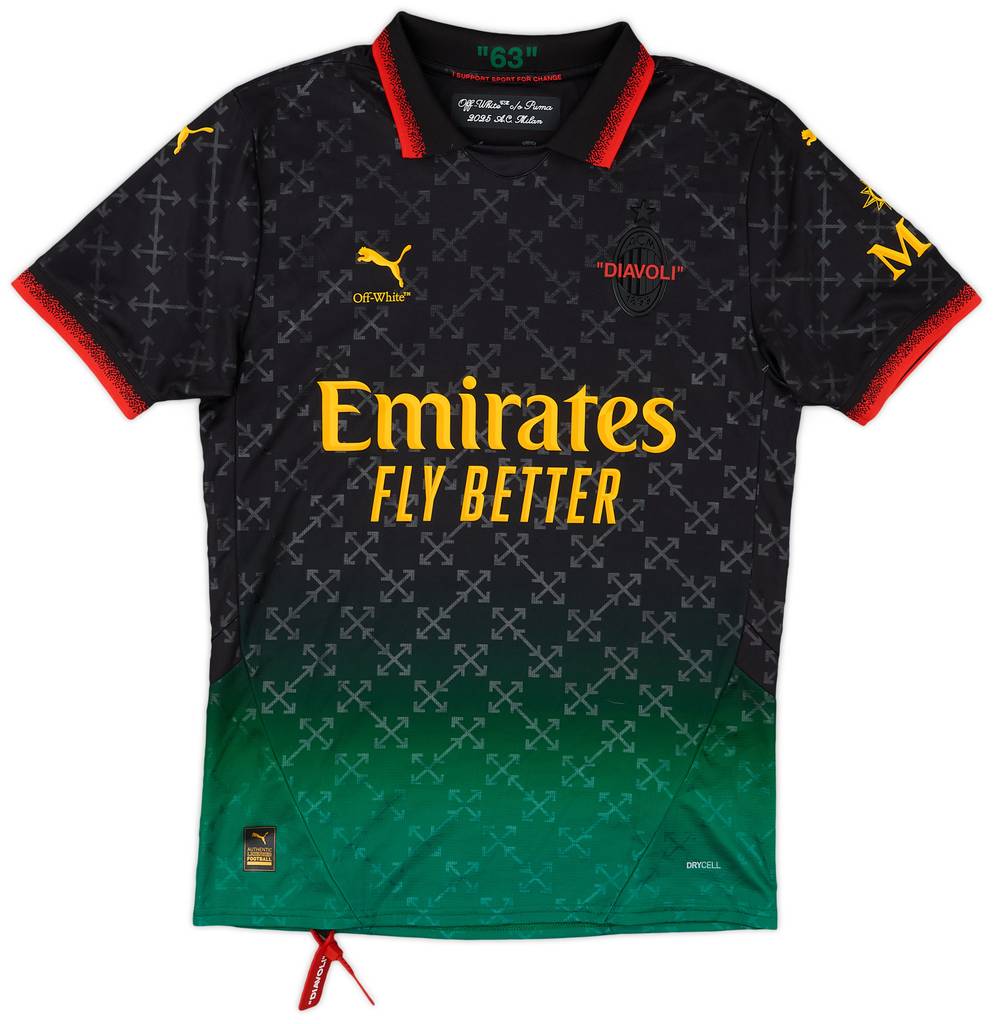 2024-25 AC Milan x Off White Fourth Shirt - 10/10 - (S)