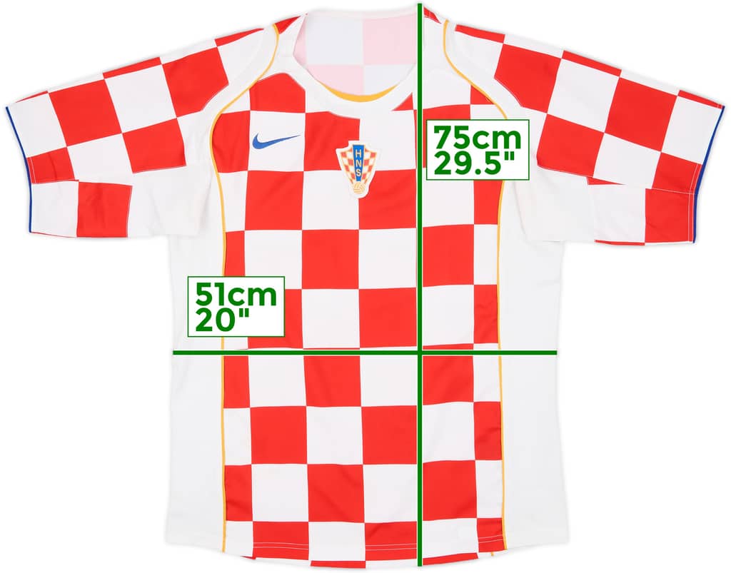 2004-06 Croatia Home Shirt - 8/10 - (M)