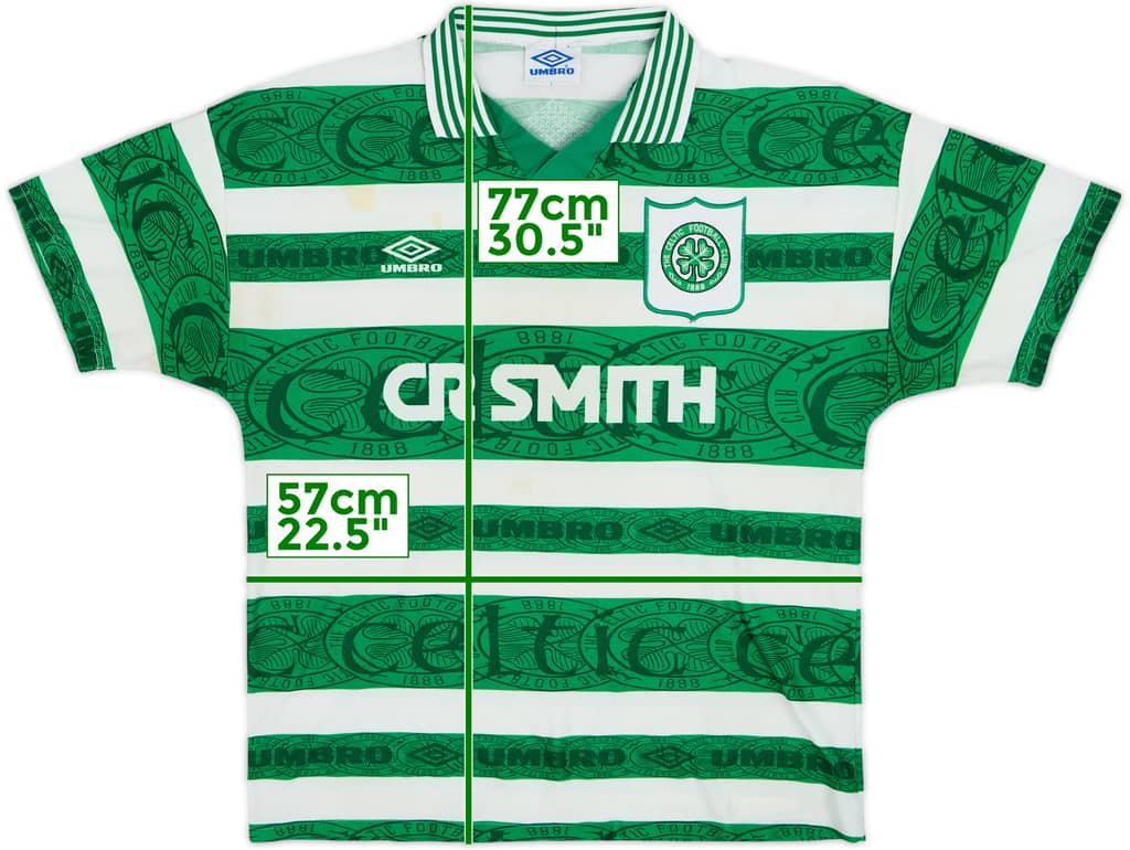 1995-97 Celtic Home Shirt - 5/10 - (L)