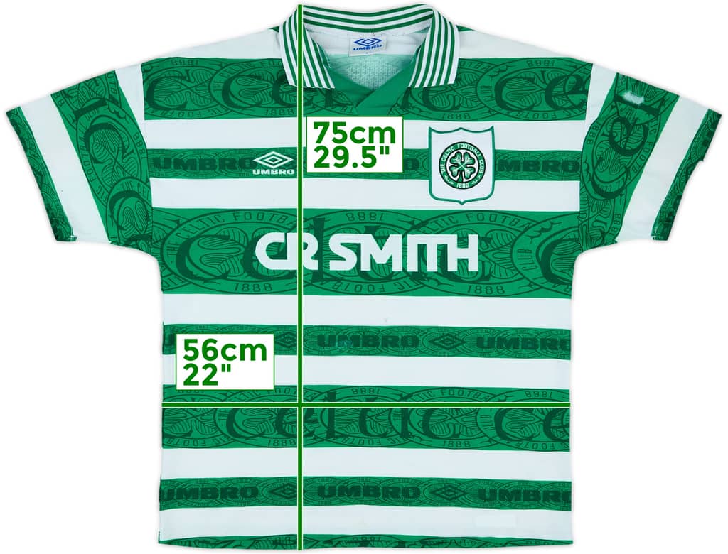 1995-97 Celtic Home Shirt - 4/10 - (L)