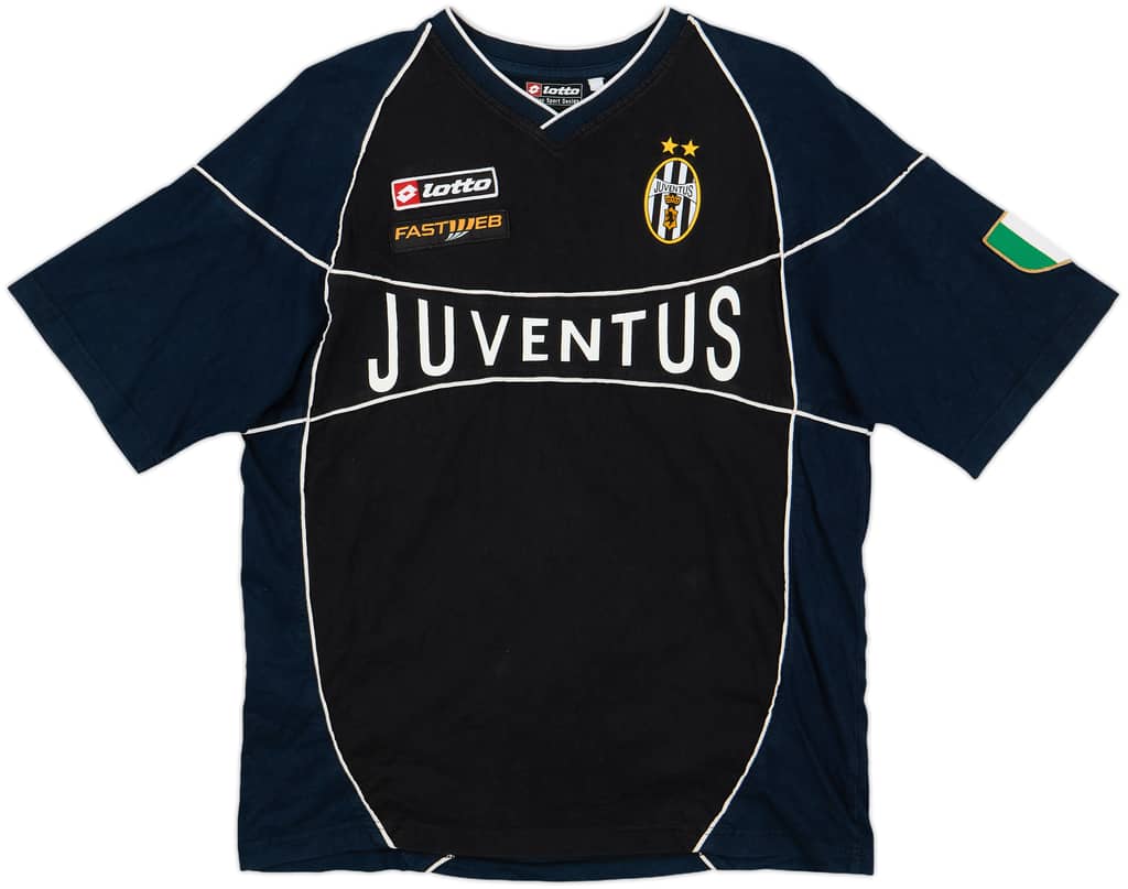 2001-02 Juventus Lotto Cotton Tee - 8/10 - (M)