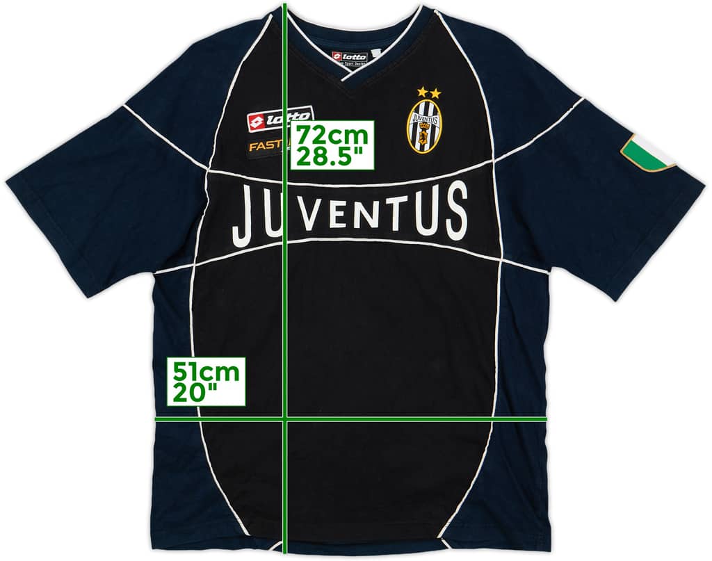 2001-02 Juventus Lotto Cotton Tee - 8/10 - (M)