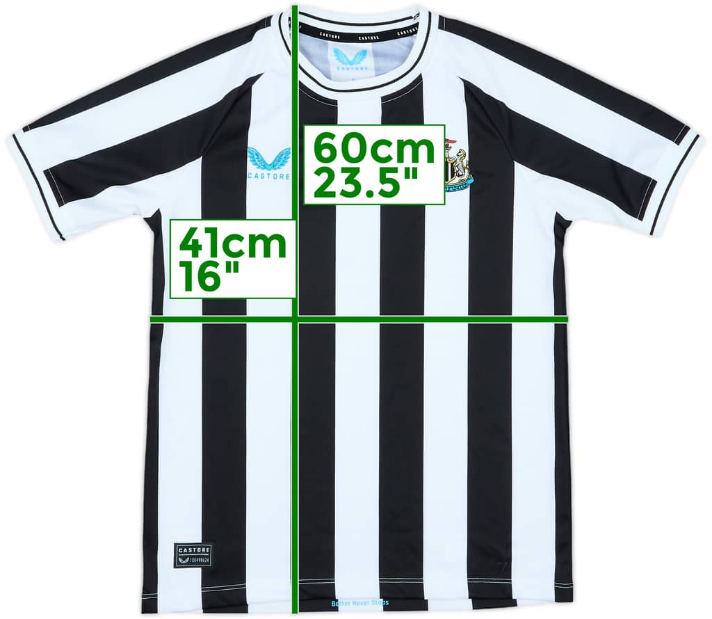 2022-23 Newcastle Home Shirt - 8/10 - (L.Boys)