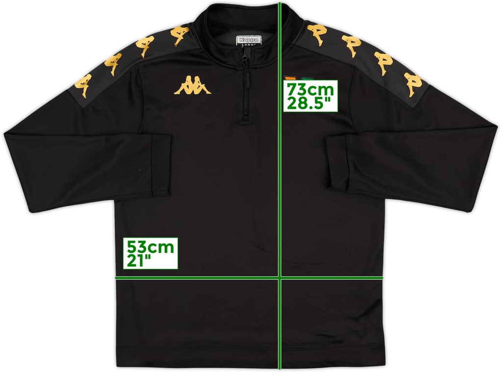 2023-24 Venezia Kappa 1/4 Zip Drill Top - 9/10 - (L)