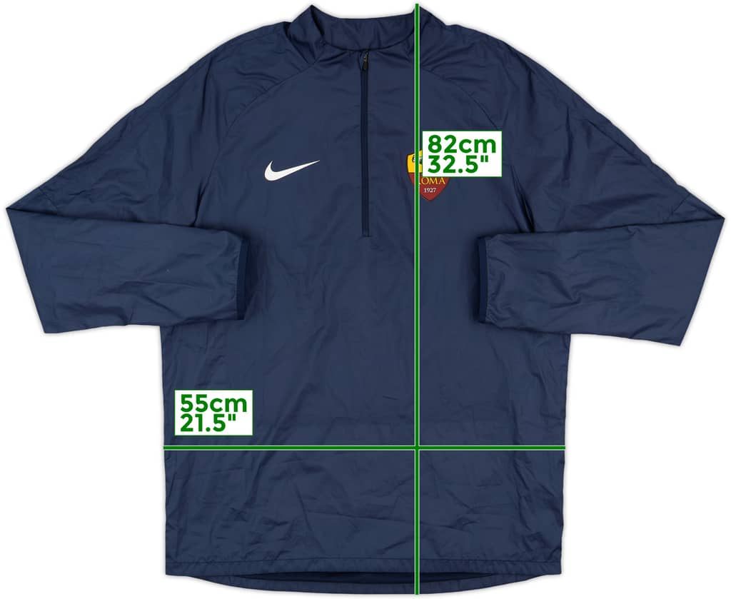 2018-19 Roma Nike 1/4 Zip Drill Top - 8/10 - (M)