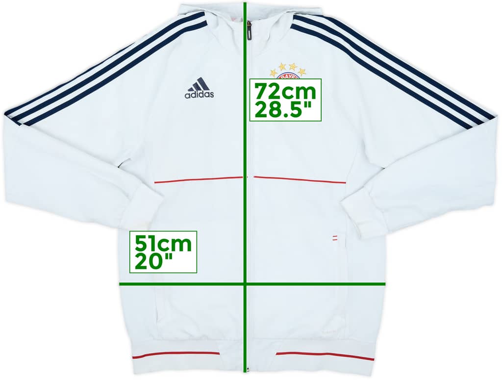 2017-18 Bayern Munich adidas Track Jacket - 7/10 - (XL.Boys)