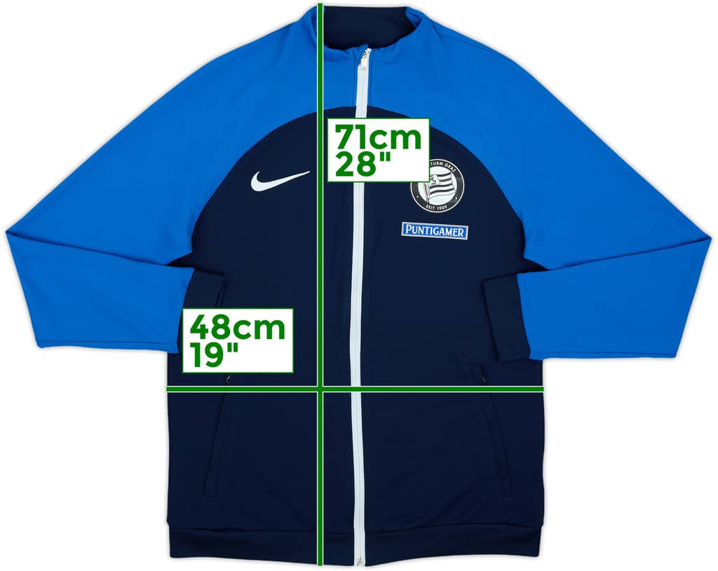 2022-23 Sturm Graz Nike Track Jacket - 8/10 - (M)