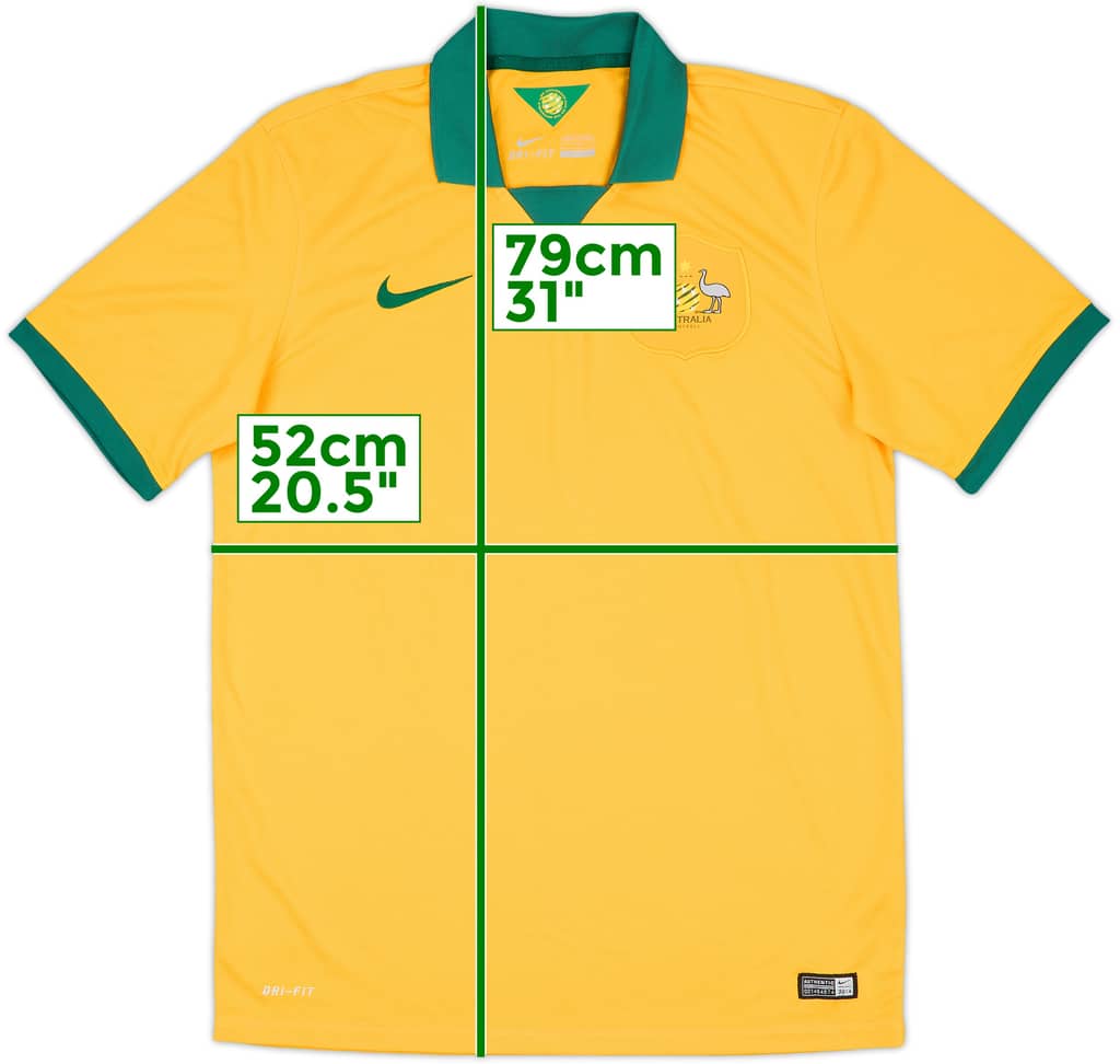 2014-15 Australia Home Shirt - 9/10 - (M)
