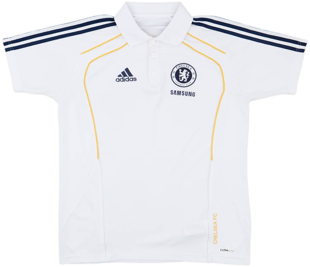 2010-11 Chelsea adidas Polo Shirt - 8/10 - (L)