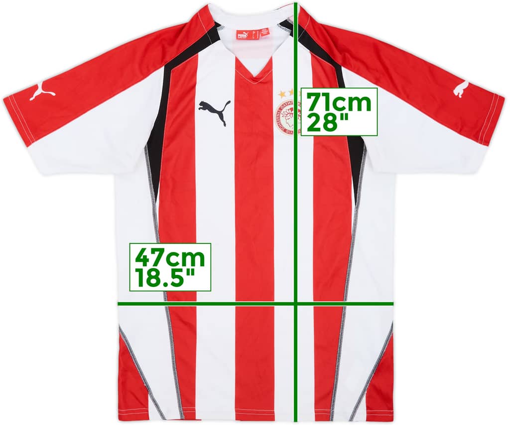 2005-06 Olympiakos Home Shirt - 6/10 - (M)