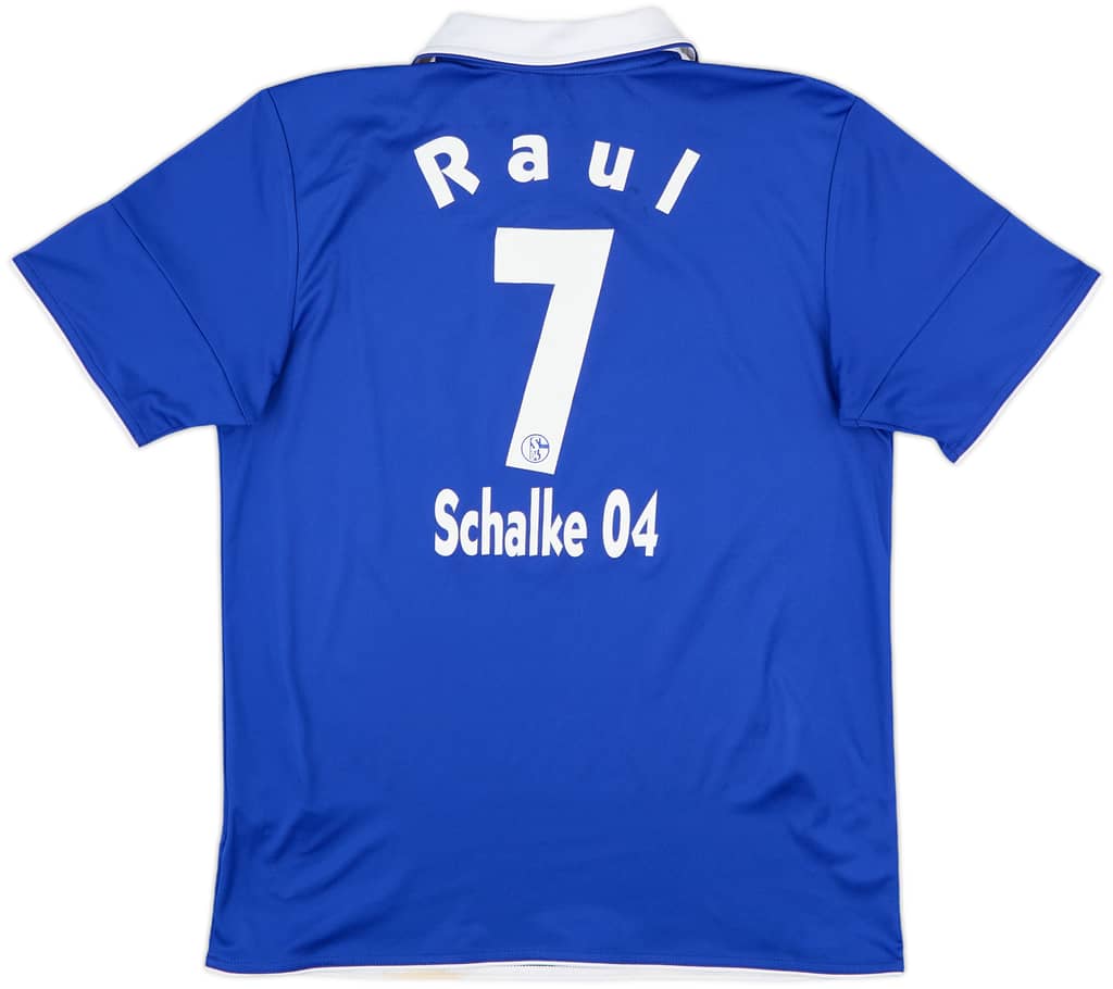 2010-12 Schalke Home Shirt Raul #7 - 6/10 - (L.Boys)