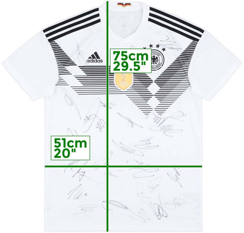 2018-19 Germany Squad Signed Home Shirt - 8/10 - (M)