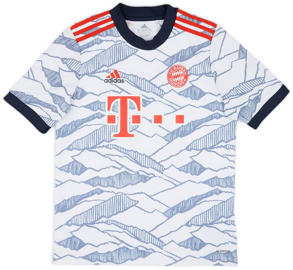2021-22 Bayern Munich Third Shirt Musiala #42 - 6/10 - (XL.Boys)