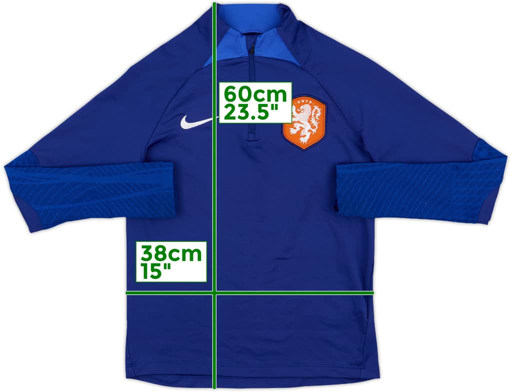 2022-23 Netherlands Nike 1/4 Zip Drill Top - 10/10 - (M.Boys)
