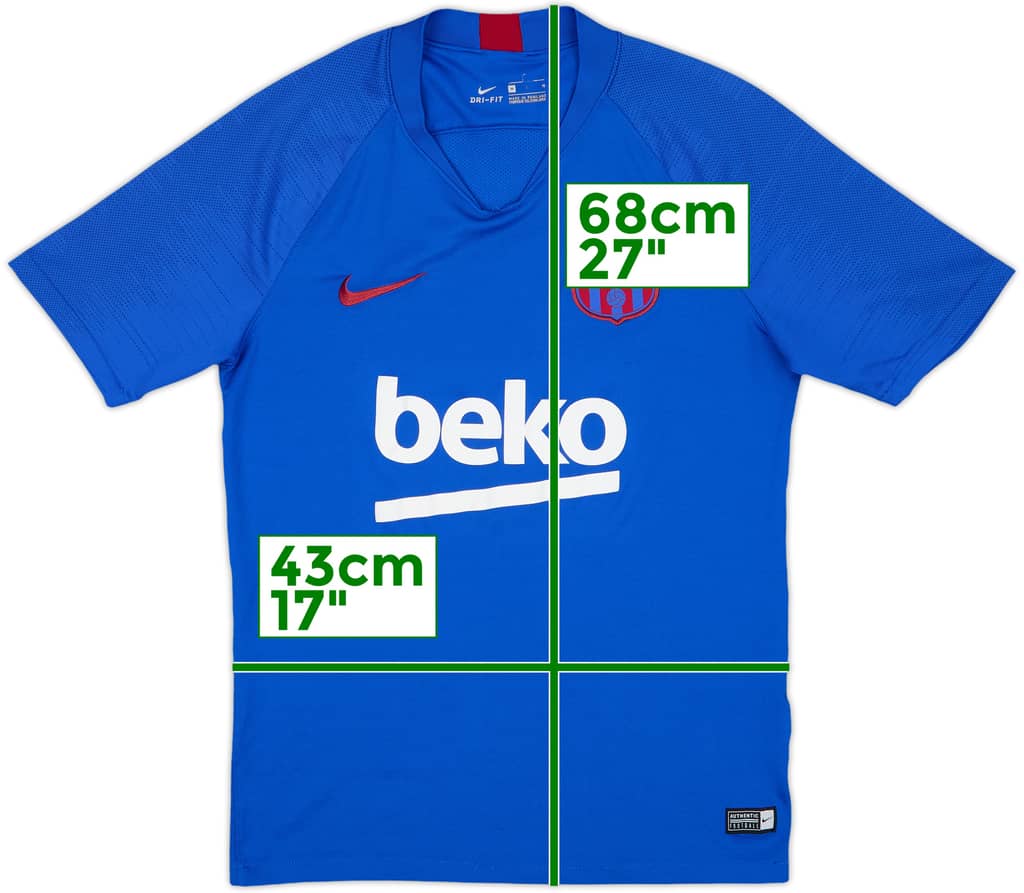 2019-20 Barcelona Nike Training Shirt - 7/10 - (M)