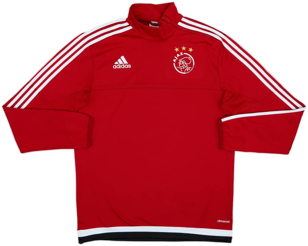 2015-16 Ajax adidas 1/4 Zip Drill Top - 8/10 - (M)