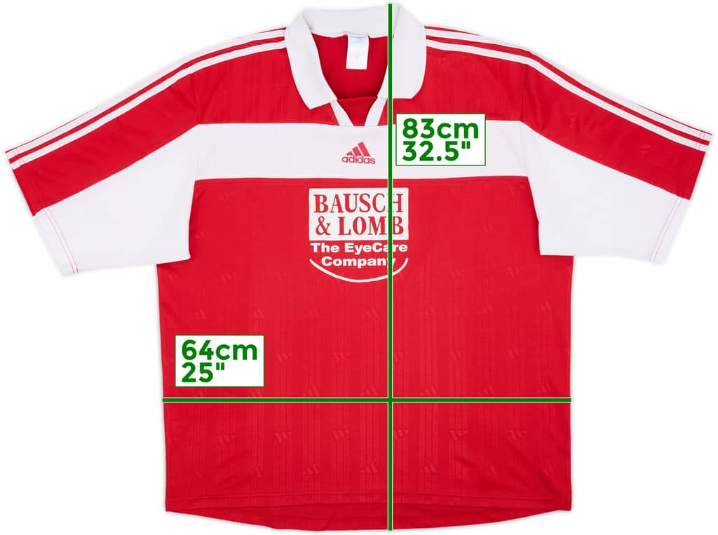 1999-00 adidas Template Shirt - 9/10 - (XXL)