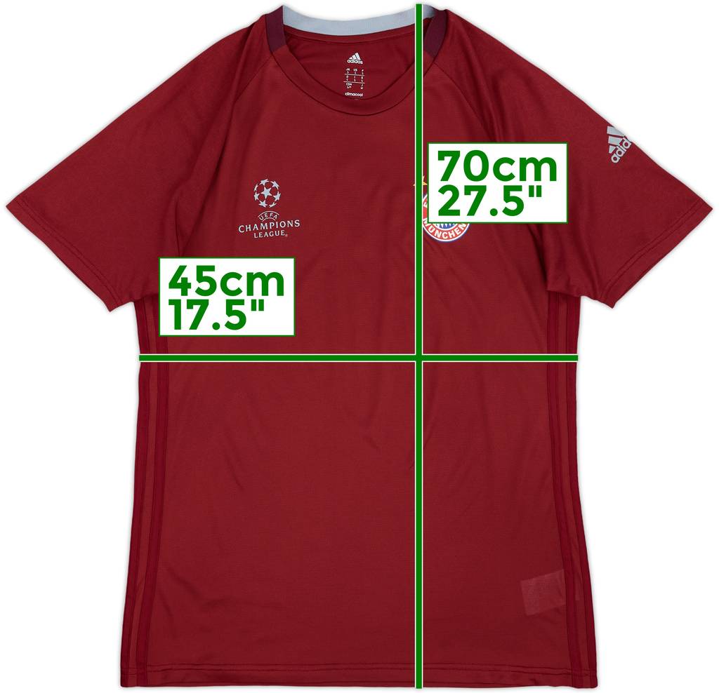 2016-17 Bayern Munich adidas CL Training Shirt - 10/10 - (S)