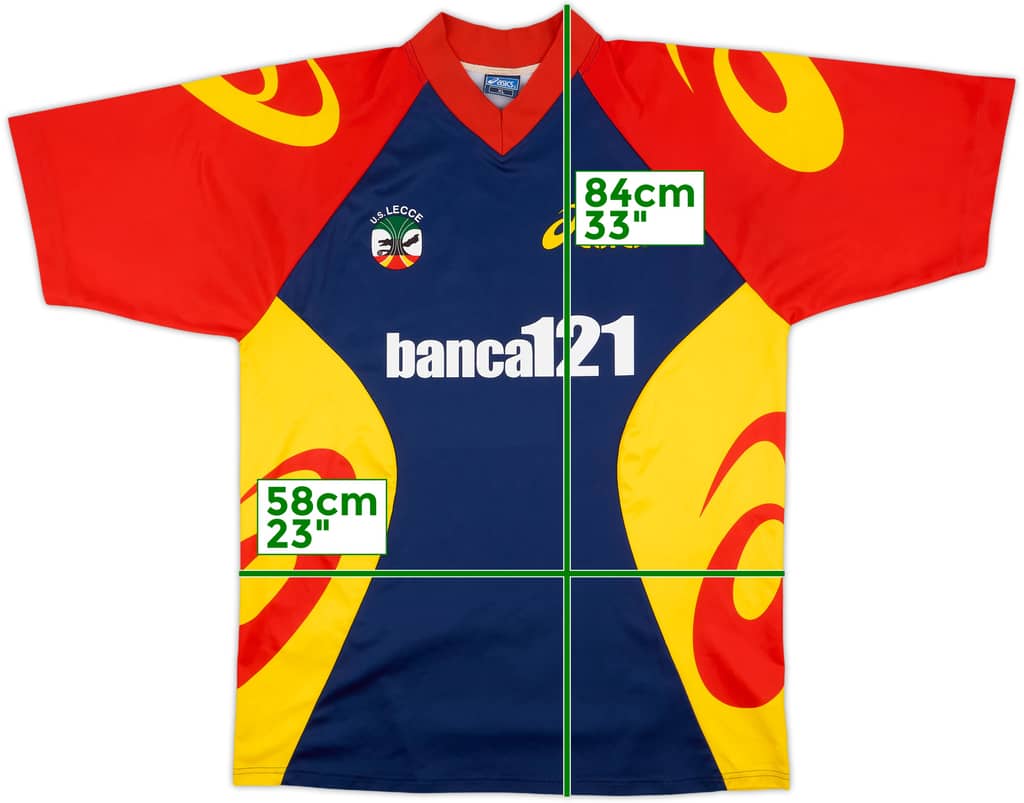 2000-01 Lecce Asics Training Shirt - 9/10 - (XL)