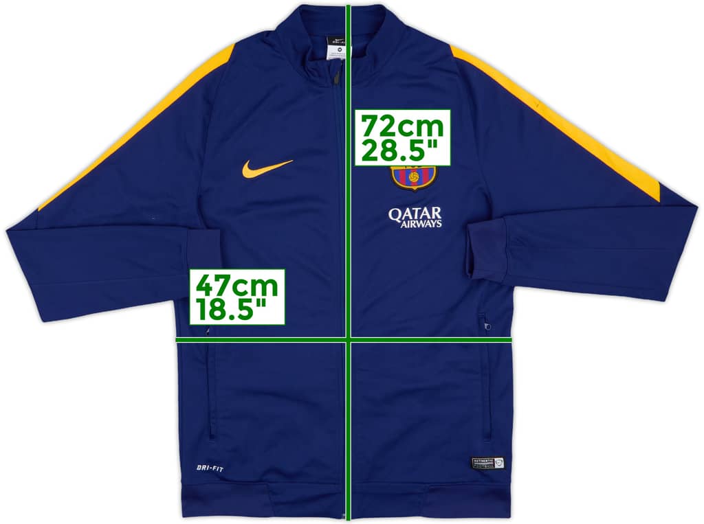 2015-16 Barcelona Nike Track Jacket - 10/10 - (M)