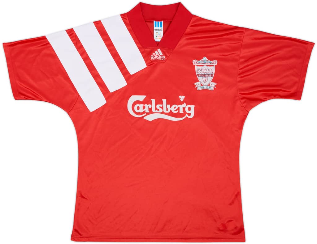 1992-93 Liverpool Centenary Home Shirt - 8/10 - (L)