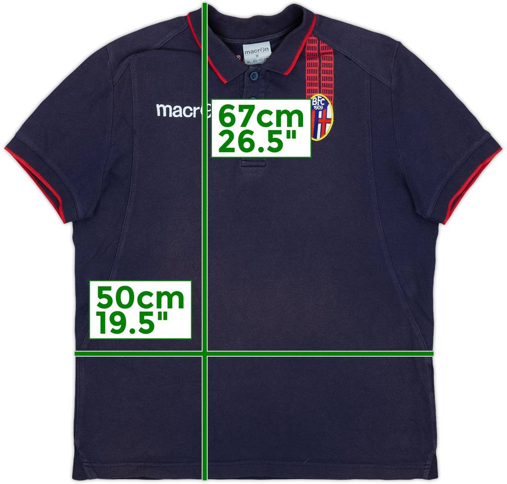 2016-17 Bologna Macron Polo Shirt - 9/10 - (M)