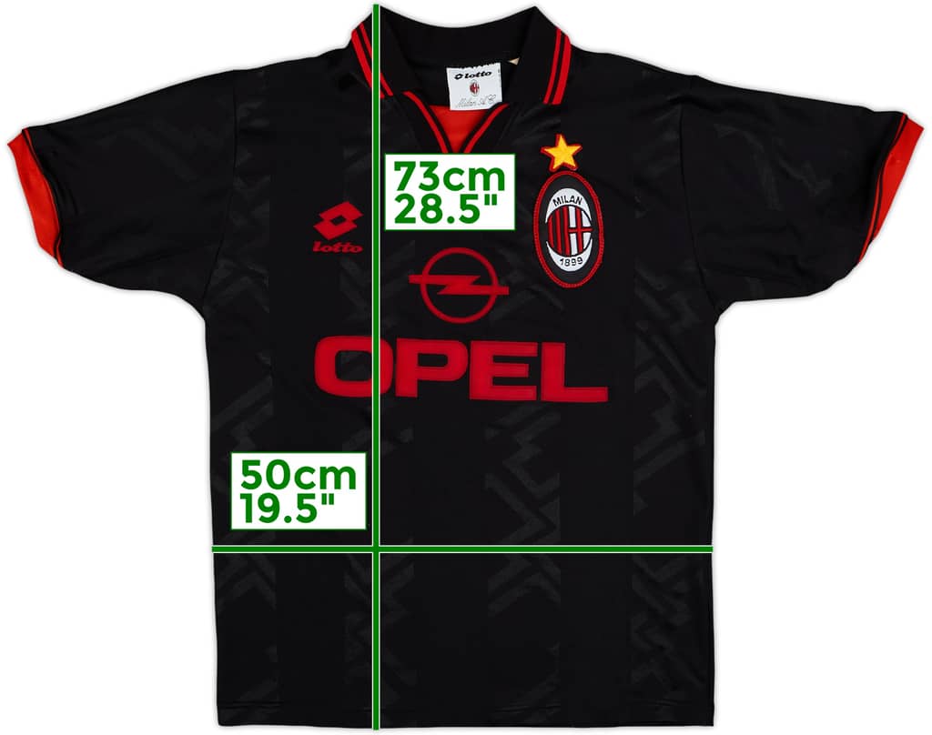 1996-97 AC Milan Third Shirt - 10/10 - (S)