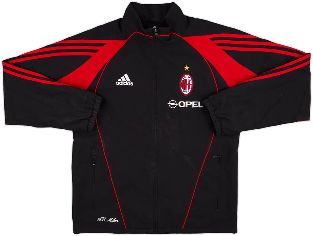 2005-06 AC Milan adidas Track Jacket - 8/10 - (M)