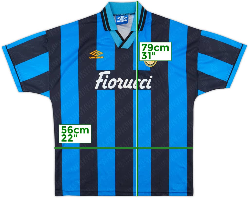 1994-95 Inter Milan Home Shirt - 8/10 - (L)