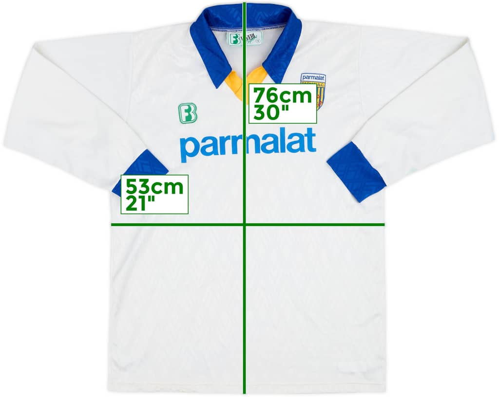 1990-92 Parma Scuola Calcio Home - 9/10 - (S)