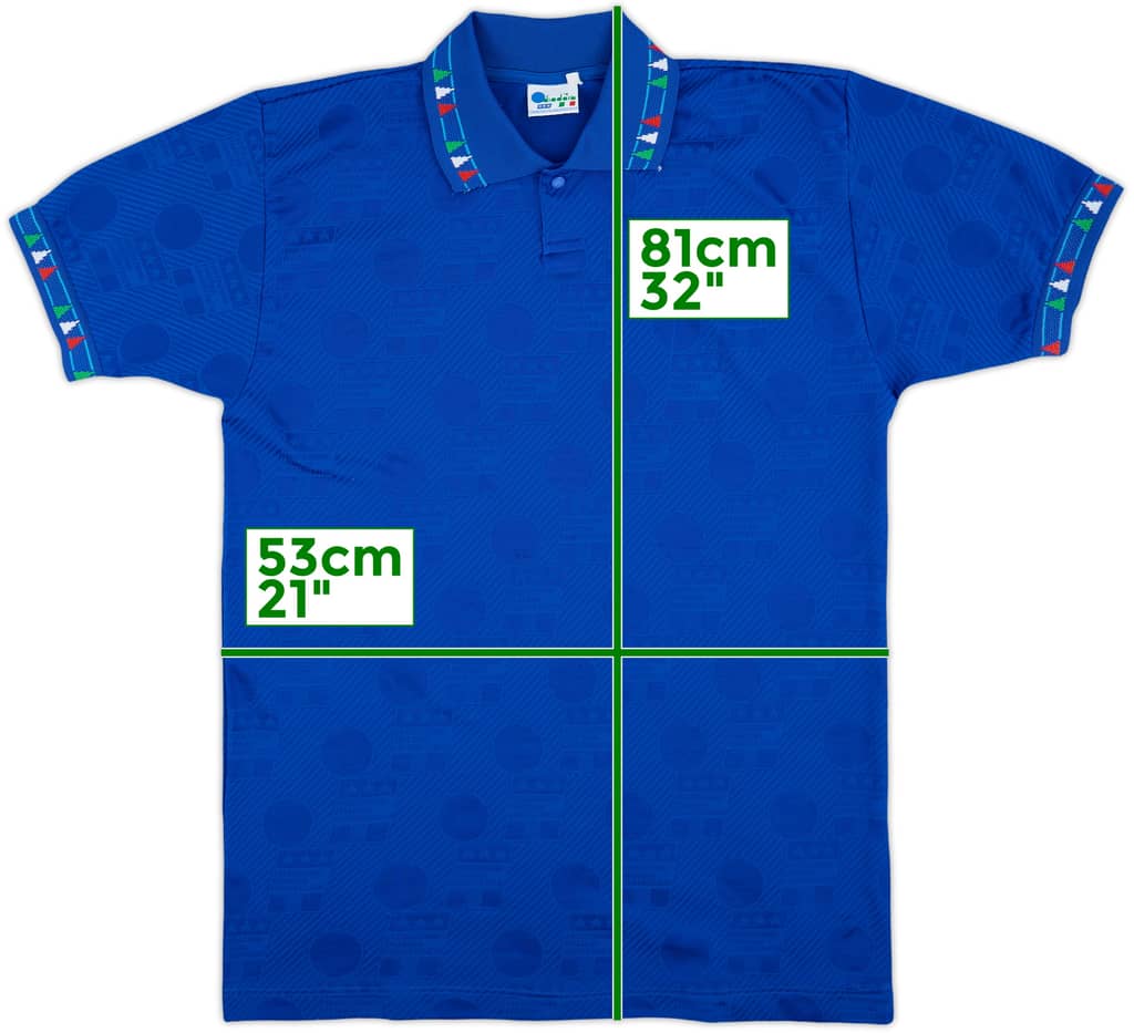 1994 Diadora Template Home Shirt (Italy) - 8/10 - (XL)