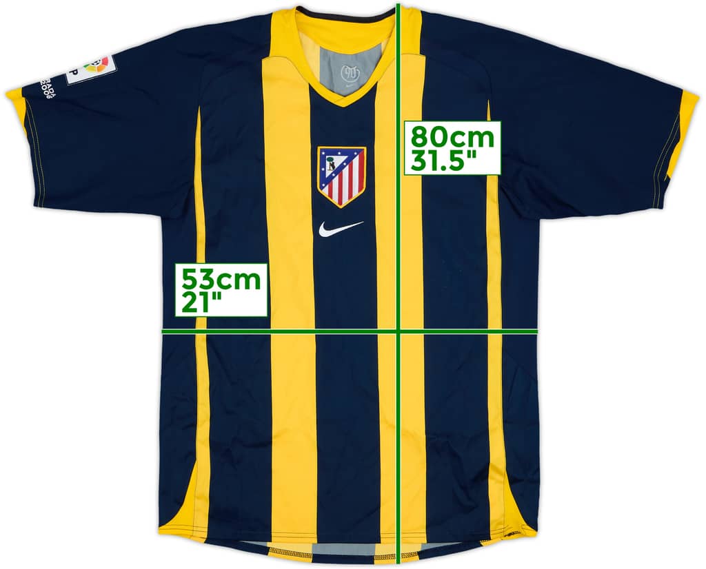 2005-06 Atletico Madrid Away Shirt - 9/10 - (M)