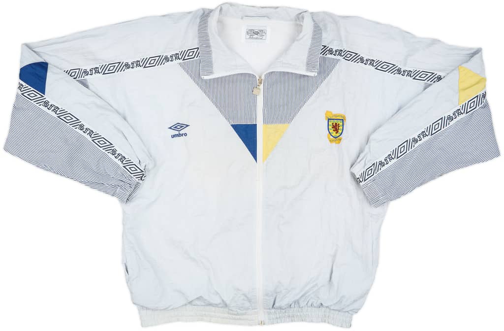 1990-92 Scotland Umbro Track Jacket - 8/10 - (M)