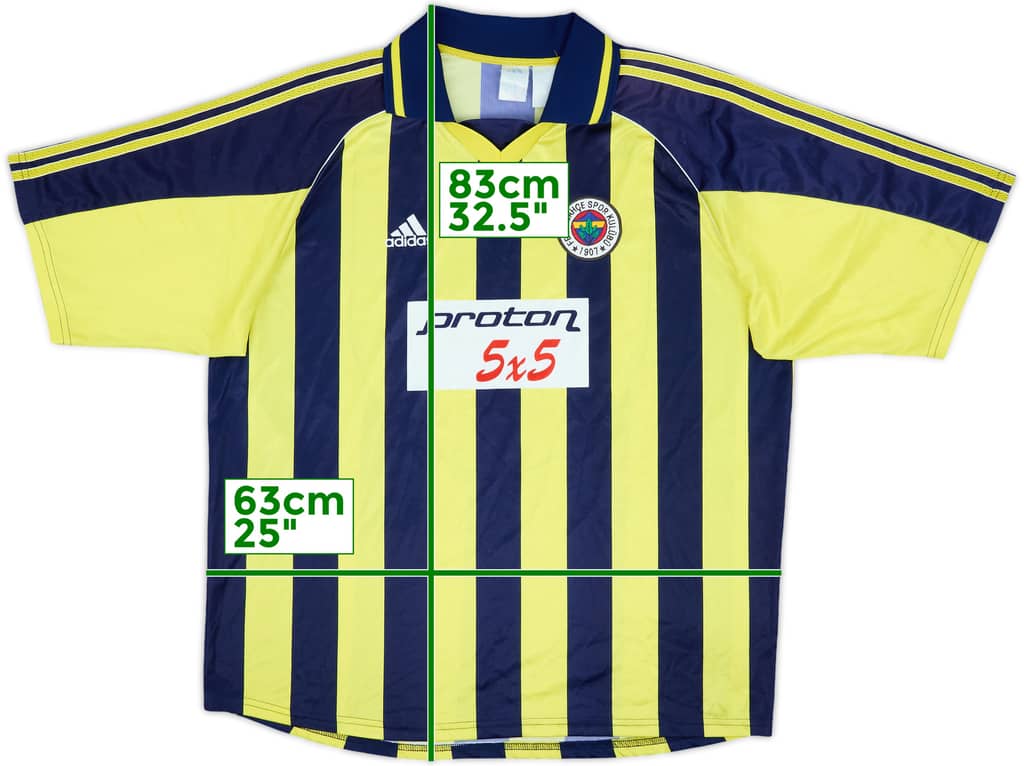 1999-00 Fenerbahce Home Shirt - 8/10 - (XL)