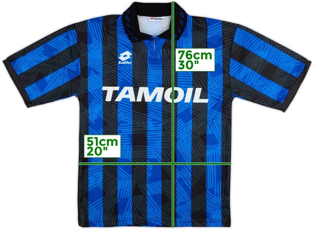 1991-93 Atalanta Home Shirt - 8/10 - (M)