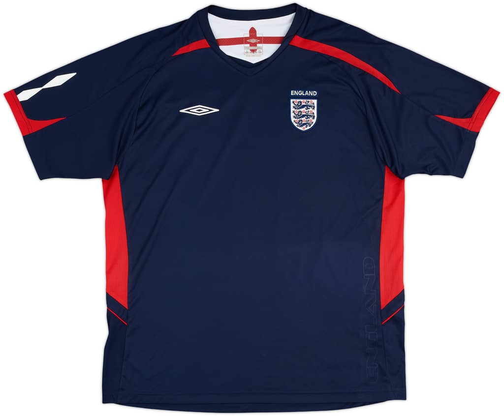 2004-06 England Umbro Training Shirt - 7/10 - (XL)