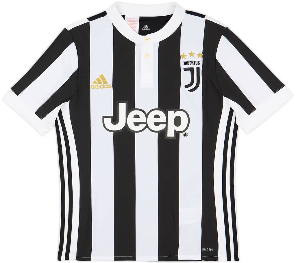 2017-18 Juventus Home Shirt - 10/10 - (L.Boys)