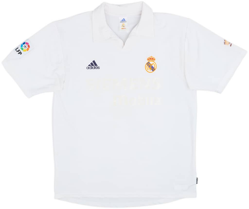 2002-03 Real Madrid Centenary Home Shirt - 4/10 - (L)