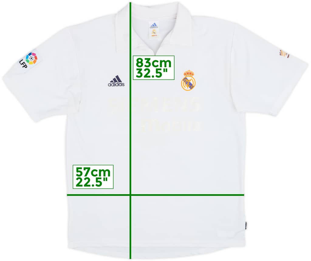2002-03 Real Madrid Centenary Home Shirt - 4/10 - (L)