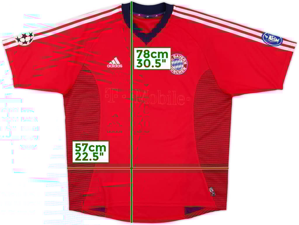 2002-03 Bayern Munich CL Shirt - 4/10 - (XL)