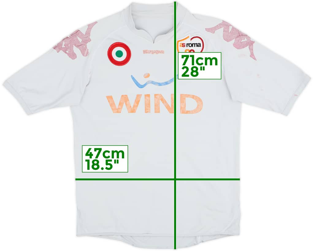 2007-08 Roma Away Shirt - 4/10 - (L)