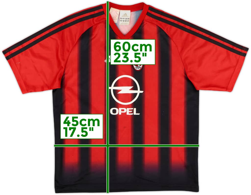 2004-05 AC Milan Home Shirt - 6/10 - (M.Boys)